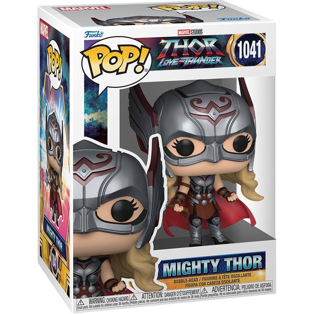 Funko Pop Marvel Thor Love and Thunder Mighty Thor #1041 Vinyl Figure NEW in Box